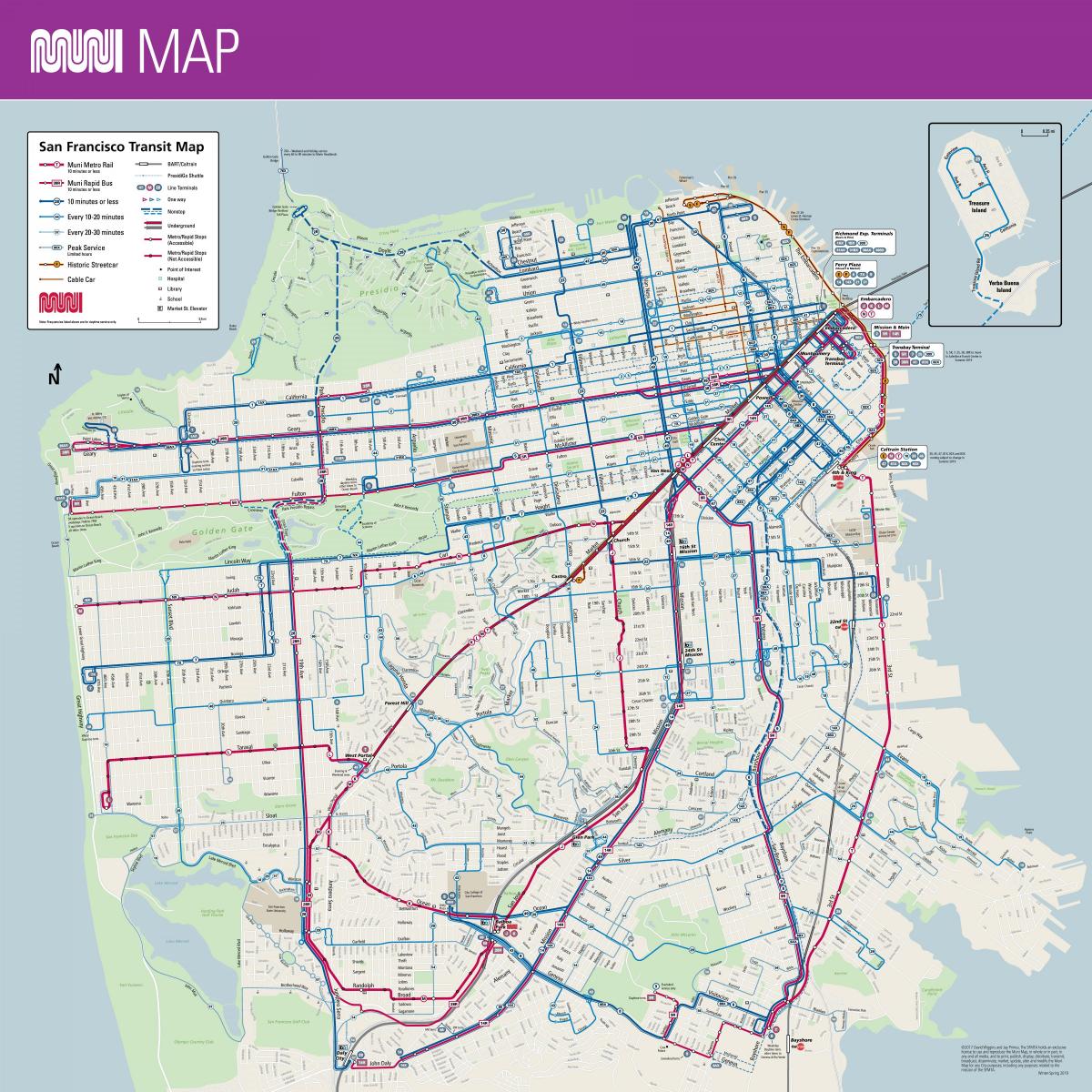 旧金山交通图