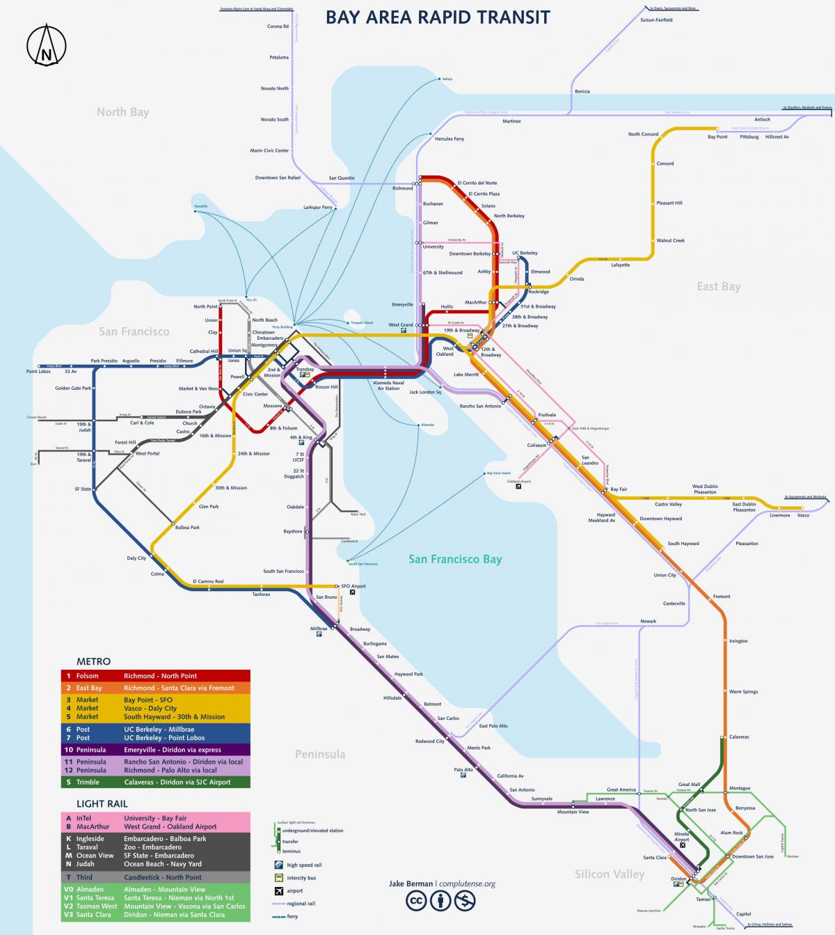 旧金山火车站地图